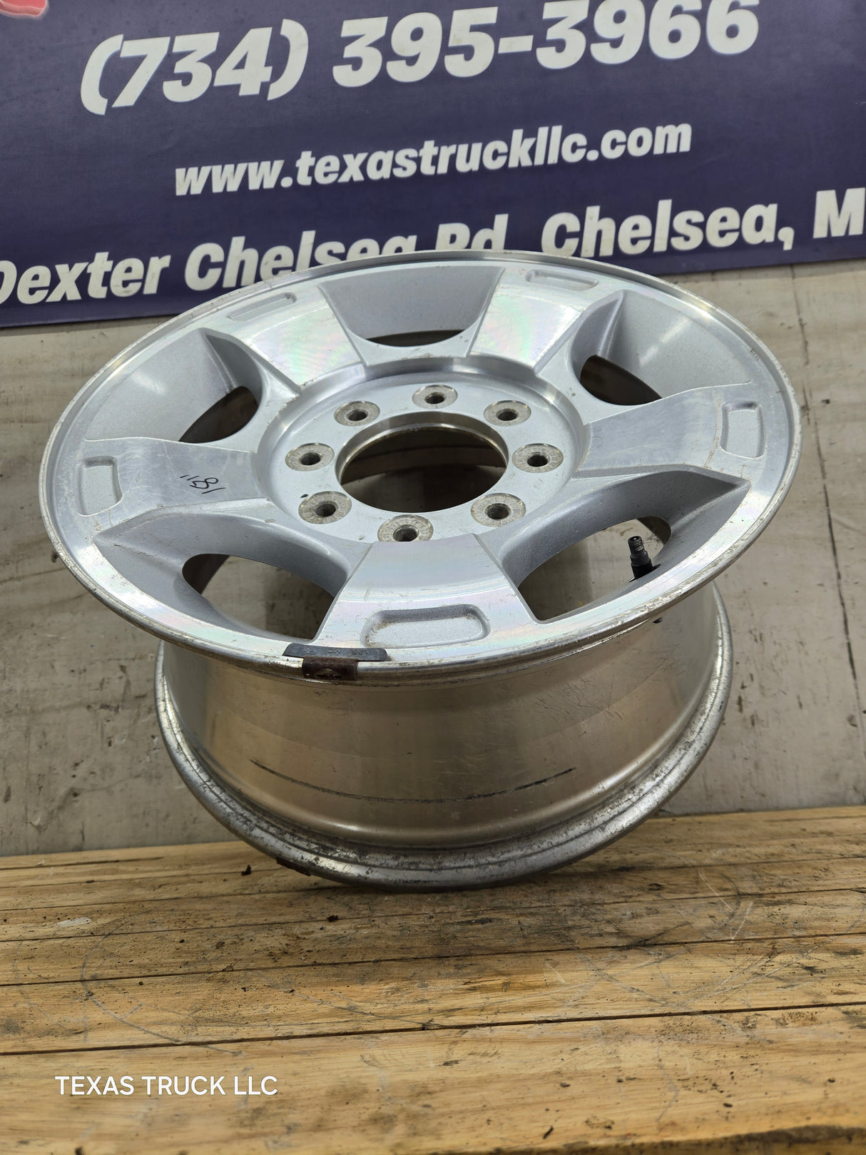 2009-2016 Ford Super Duty F250 F350 18" x 8" Aluminum Wheel 8x170 SRW