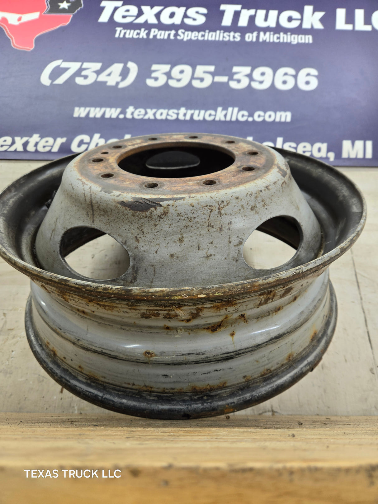 2005-2026 Ford Super Duty F450 F550 Dually Wheel 19.5" x 6.00 Rim 10 lug