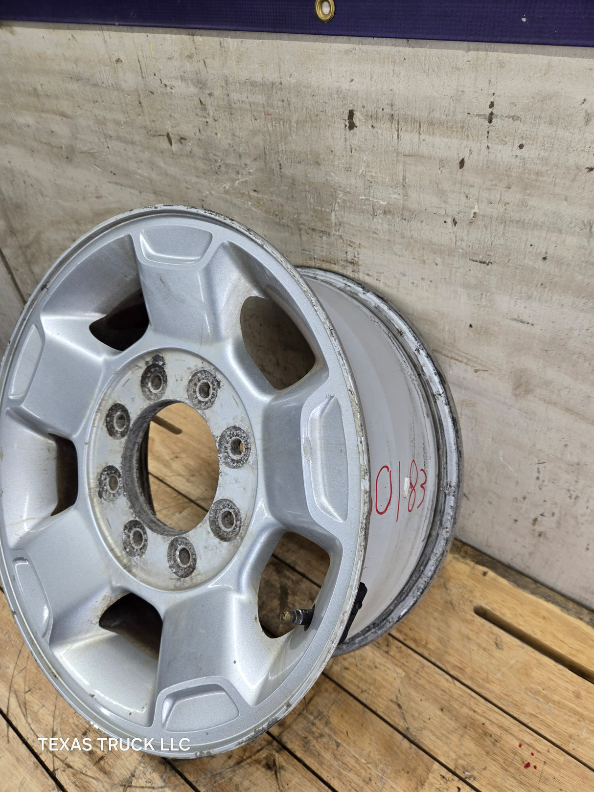 2010-2016 Ford Super Duty F250 F350 17" x 7.5" Aluminum Wheel 8x170 SRW