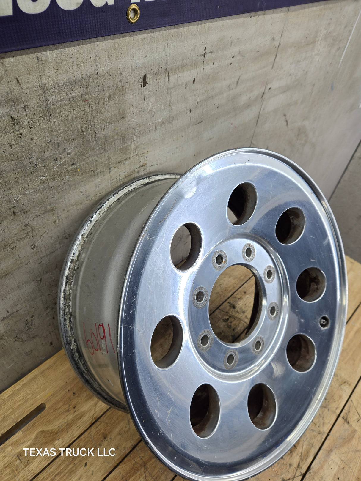 2005-2007 Ford Super Duty F250 F350 17" x 7.5" Aluminum Wheel 8x170 SRW