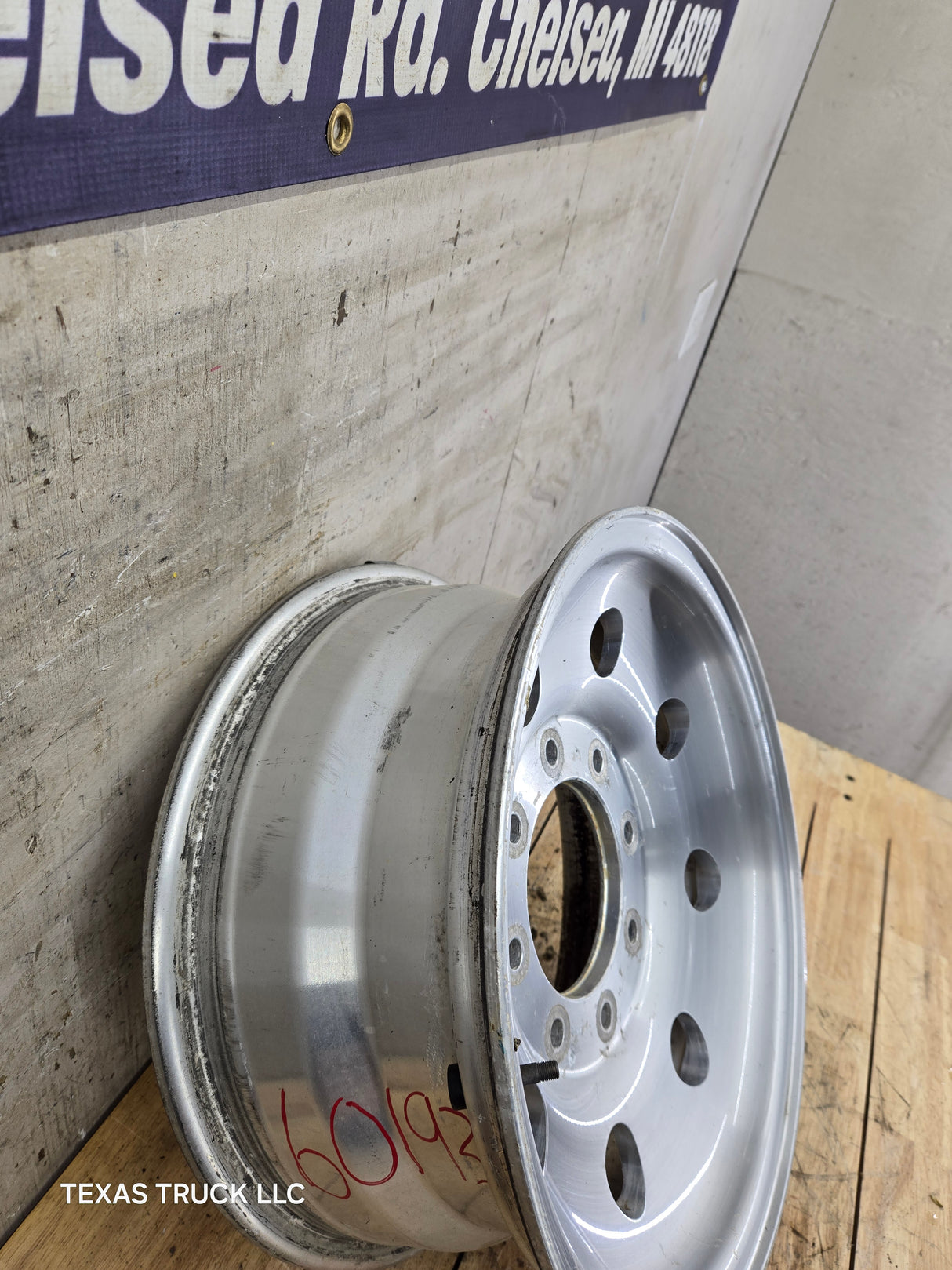 1999-2004 Ford F250 F350 Super Duty Excursion 16 x 7" Brushed Aluminum Wheel Rim 8 x 170