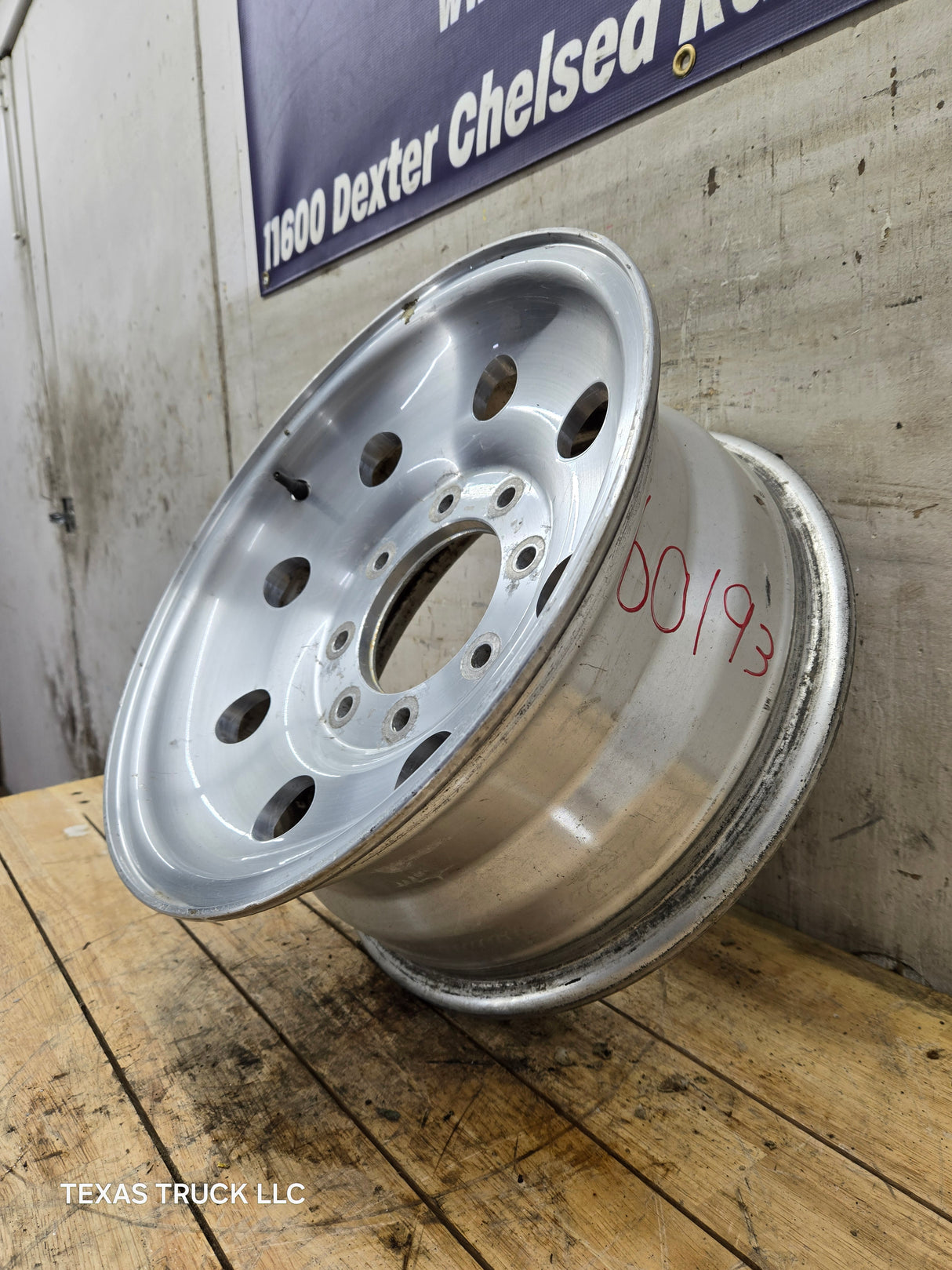 1999-2004 Ford F250 F350 Super Duty Excursion 16 x 7" Brushed Aluminum Wheel Rim 8 x 170