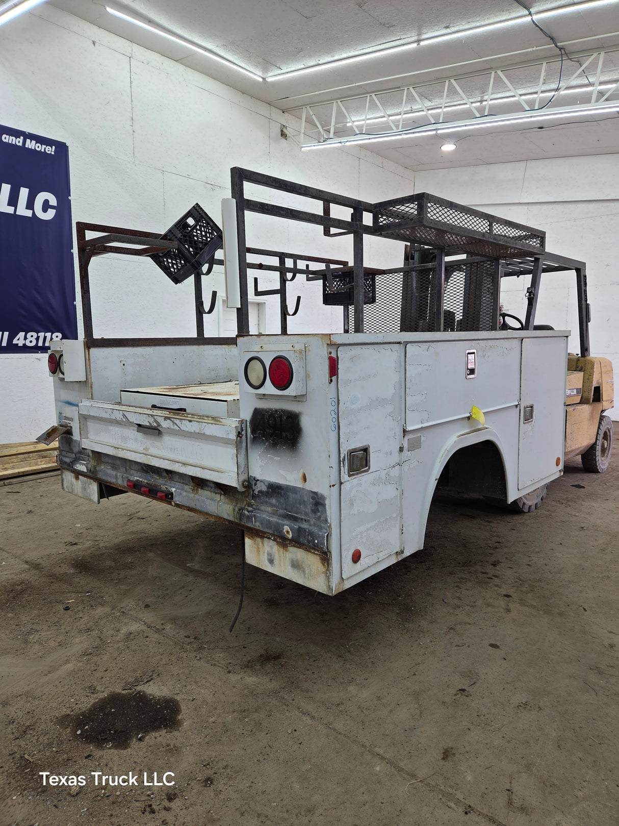 8' Steel Utility Service Body Truck Dually Utility Bed Universal