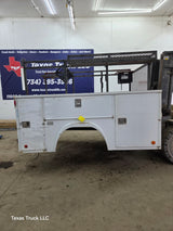 8' Steel Utility Service Body Truck Dually Utility Bed Universal