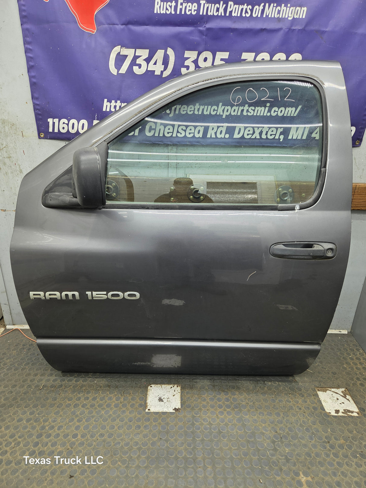 2003-2008 Dodge Ram 3rd Gen Driver Side Front Quad Cab Crew Cab Door 1500 2500 3500 4500 5500 - Gray