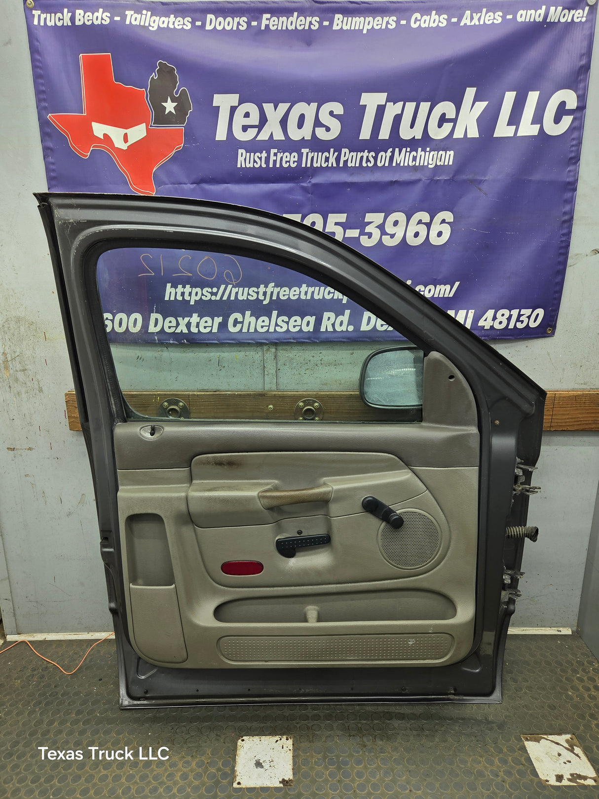 2003-2008 Dodge Ram 3rd Gen Driver Side Front Quad Cab Crew Cab Door 1500 2500 3500 4500 5500 - Gray
