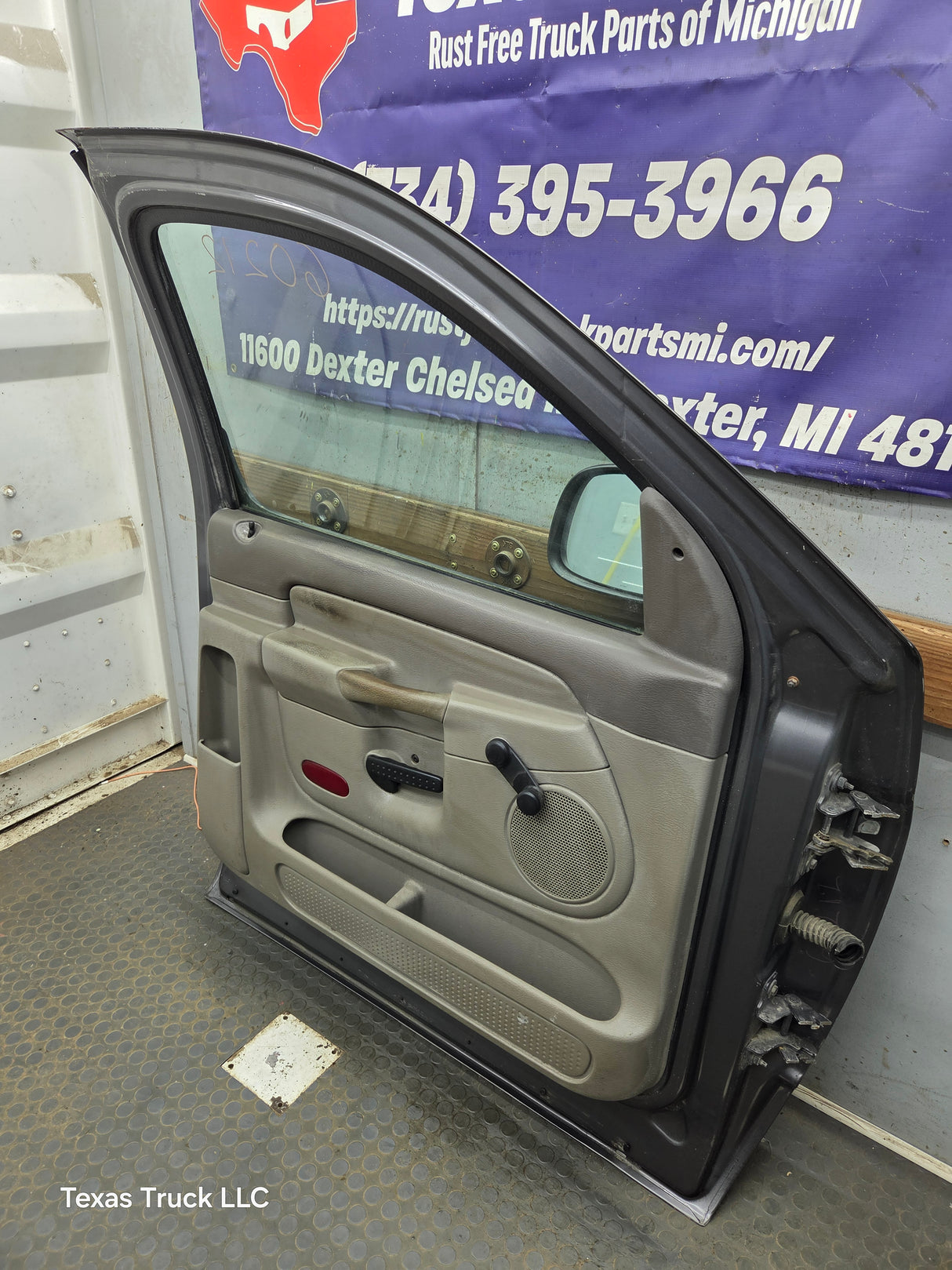 2003-2008 Dodge Ram 3rd Gen Driver Side Front Quad Cab Crew Cab Door 1500 2500 3500 4500 5500 - Gray