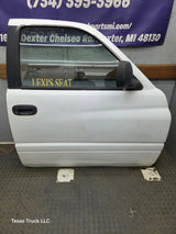 1994-2002 Dodge Ram 2nd Gen RH Passenger Side Front Door Regular Cab / 2 Door Ext Cab 1500 2500 3500 ROUND CORNER - White (Copy)