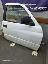 1994-2002 Dodge Ram 2nd Gen RH Passenger Side Front Door Regular Cab / 2 Door Ext Cab 1500 2500 3500 ROUND CORNER - White (Copy)