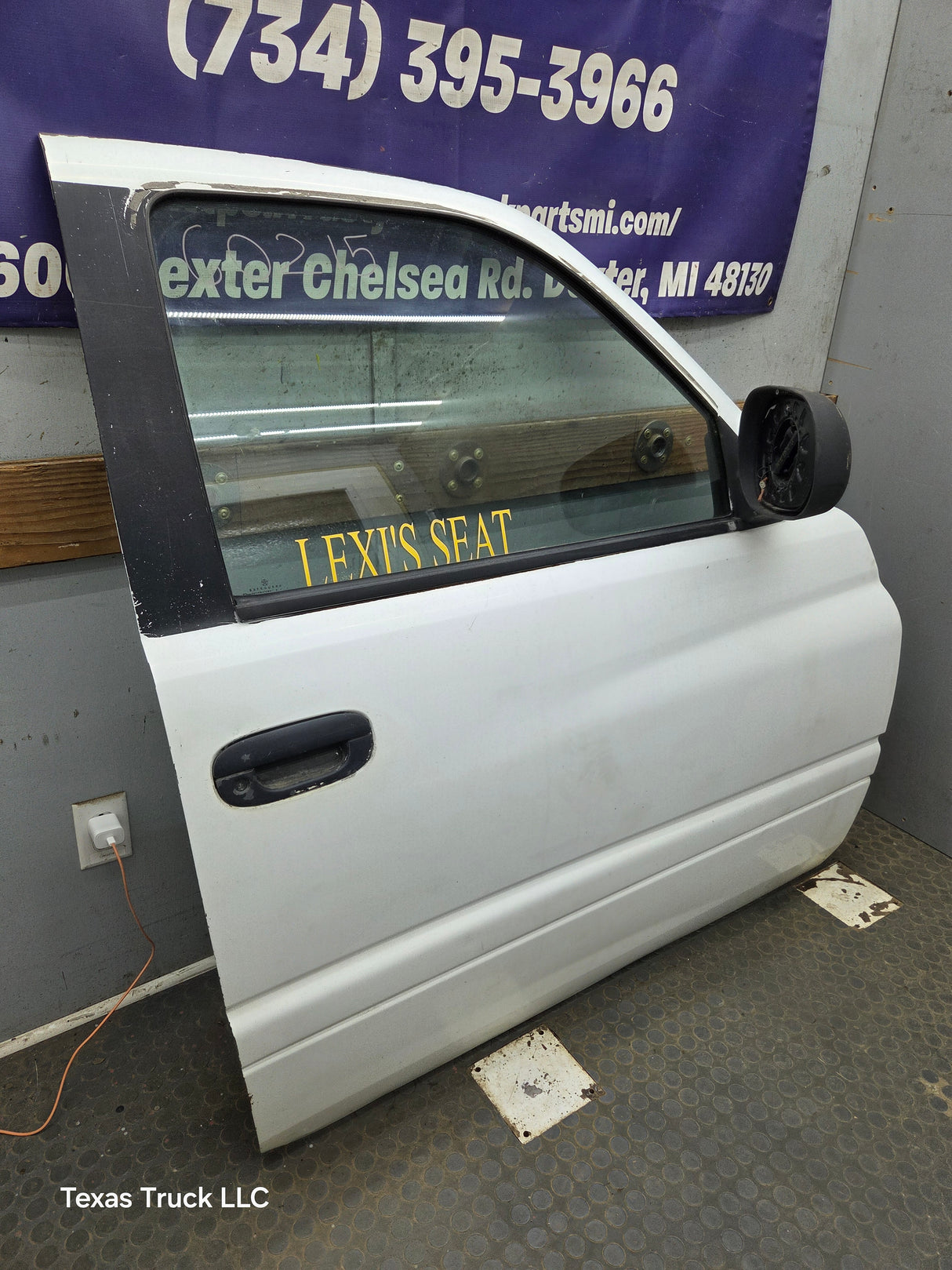 1994-2002 Dodge Ram 2nd Gen RH Passenger Side Front Door Regular Cab / 2 Door Ext Cab 1500 2500 3500 ROUND CORNER - White (Copy)