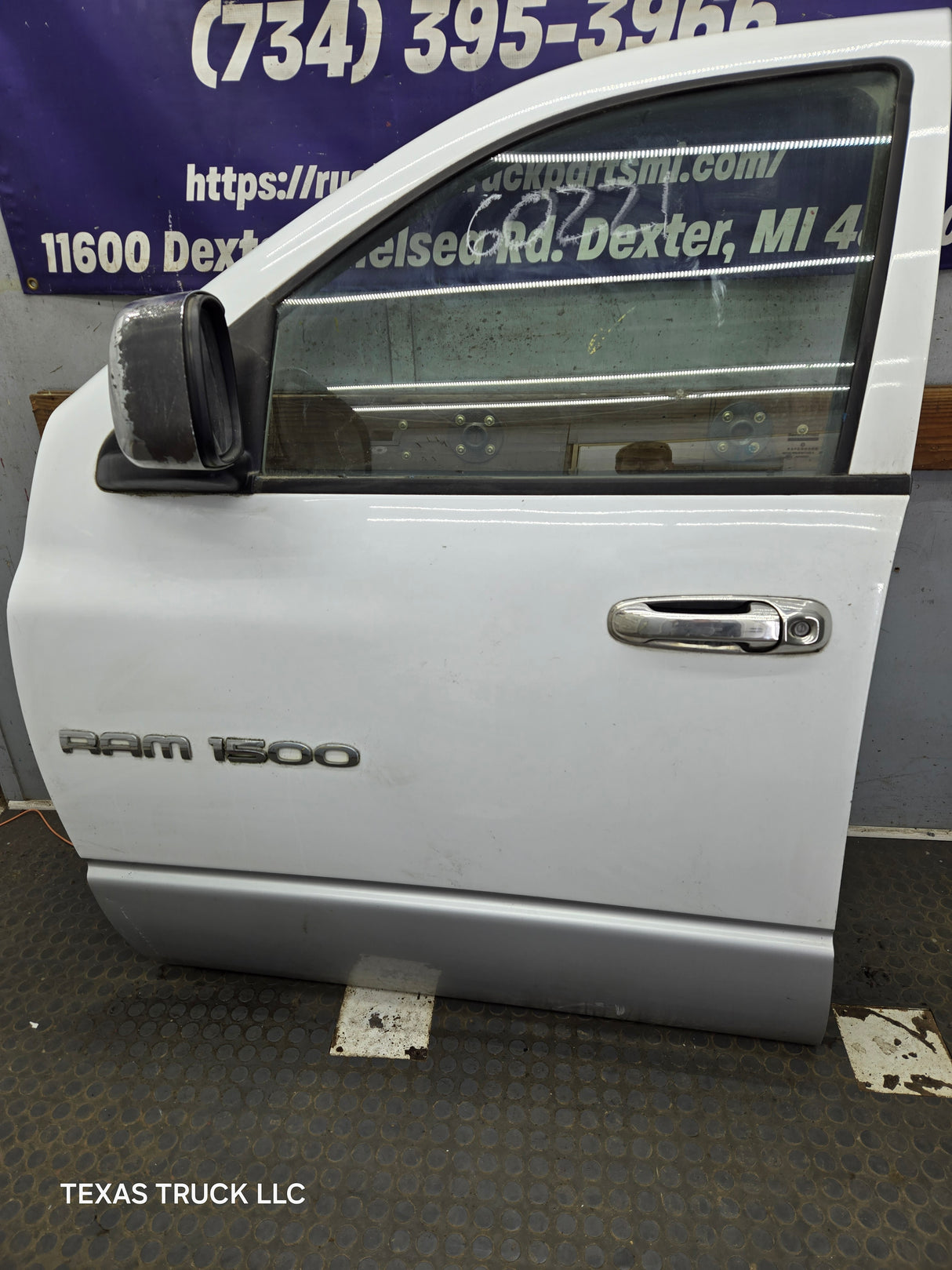 2003-2008 Dodge Ram 3rd Gen Driver Side Front Quad Cab Crew Cab Door 1500 2500 3500 4500 5500 - White