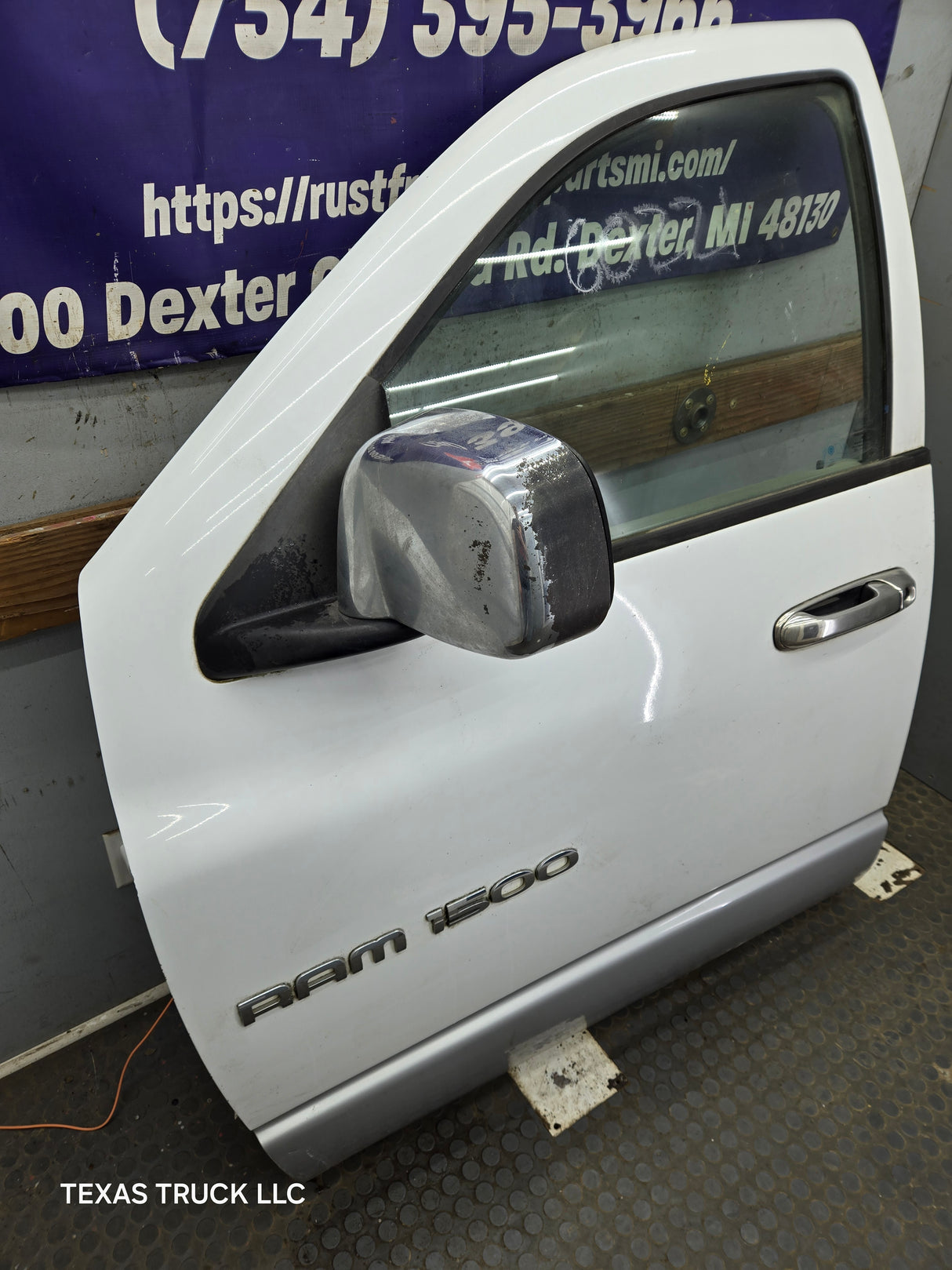 2003-2008 Dodge Ram 3rd Gen Driver Side Front Quad Cab Crew Cab Door 1500 2500 3500 4500 5500 - White