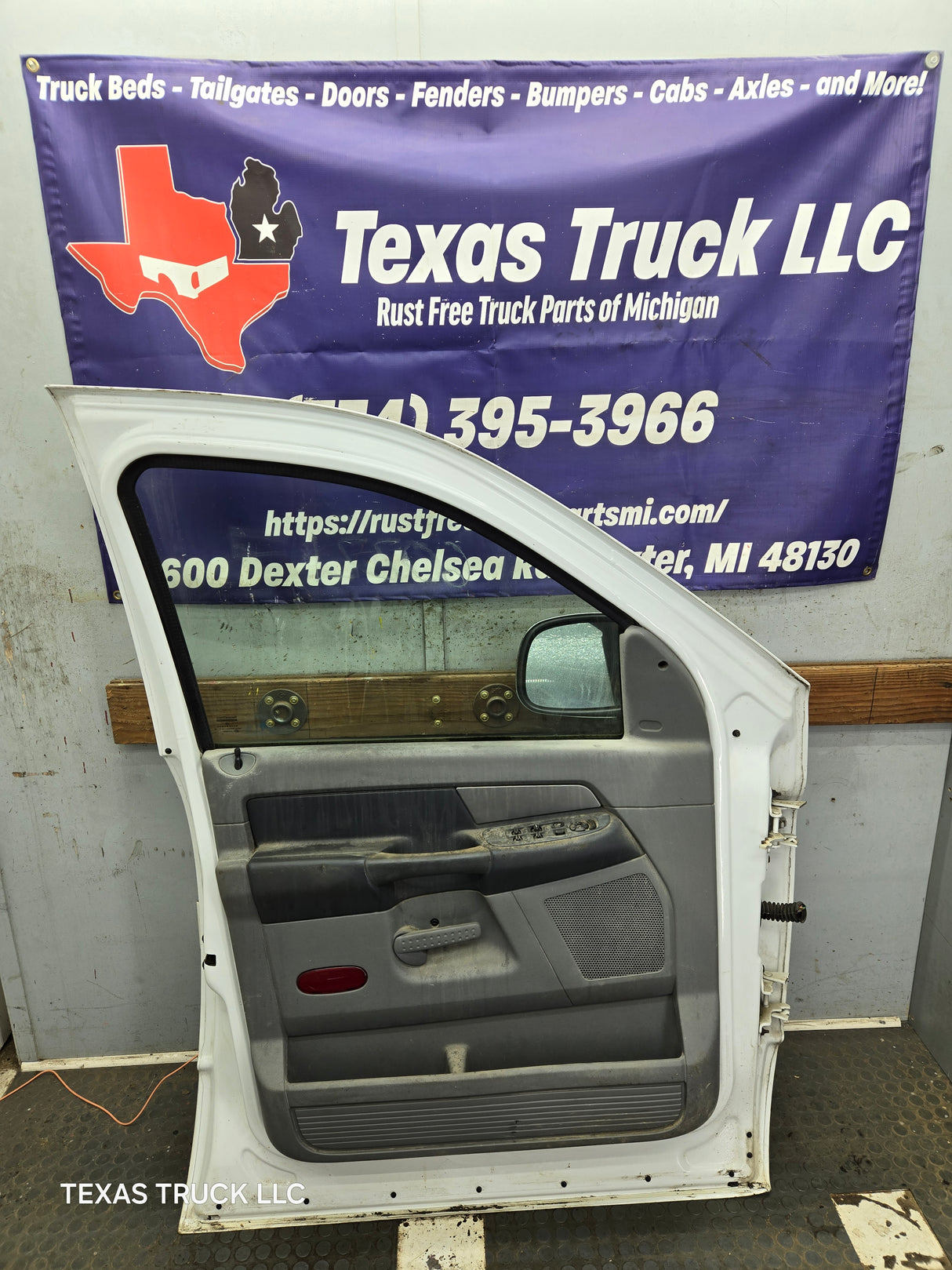 2003-2008 Dodge Ram 3rd Gen Driver Side Front Quad Cab Crew Cab Door 1500 2500 3500 4500 5500 - White