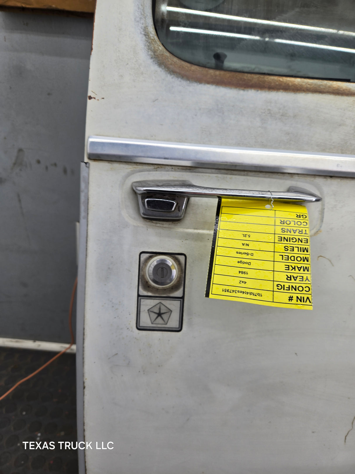 1981-1984 Dodge Ram First Gen RH Passenger Side Front Door