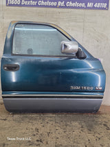1994-2002 Dodge Ram 2nd Gen RH Passenger Side Front Door Regular Cab / 2 Door Ext Cab 1500 2500 3500 ROUND CORNER