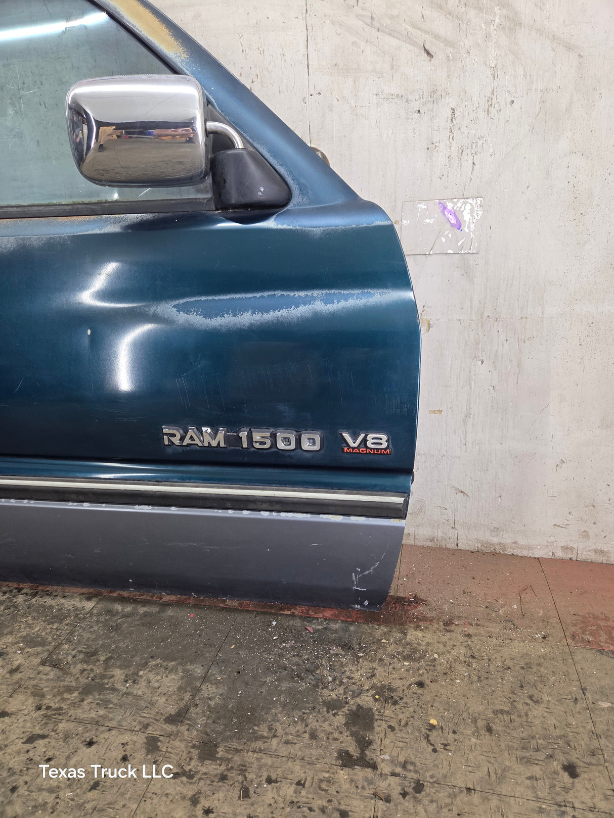 1994-2002 Dodge Ram 2nd Gen RH Passenger Side Front Door Regular Cab / 2 Door Ext Cab 1500 2500 3500 ROUND CORNER
