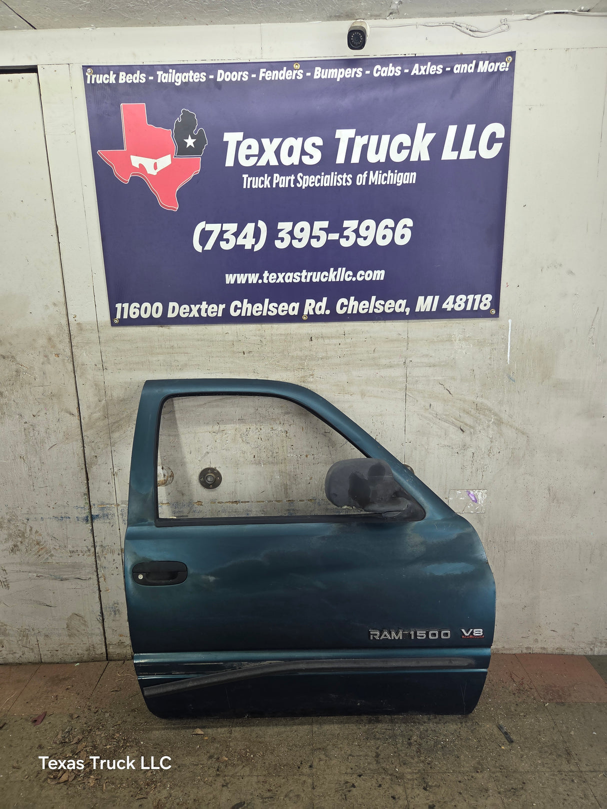 1994-2002 Dodge Ram 2nd Gen RH Passenger Side Front Door Regular Cab / 2 Door Ext Cab 1500 2500 3500 ROUND CORNER