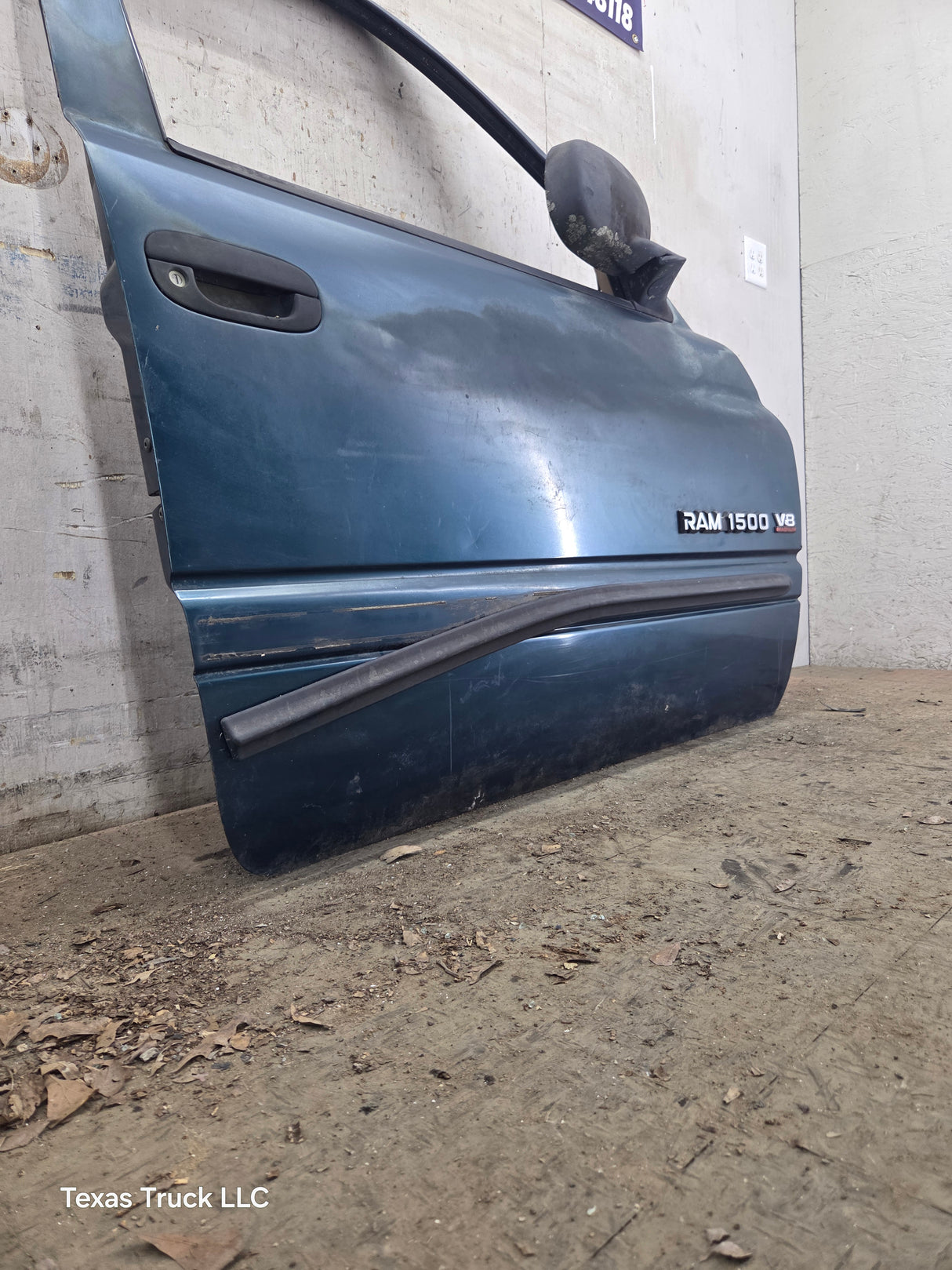 1994-2002 Dodge Ram 2nd Gen RH Passenger Side Front Door Regular Cab / 2 Door Ext Cab 1500 2500 3500 ROUND CORNER