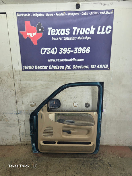 1994-2002 Dodge Ram 2nd Gen RH Passenger Side Front Door Regular Cab / 2 Door Ext Cab 1500 2500 3500 ROUND CORNER