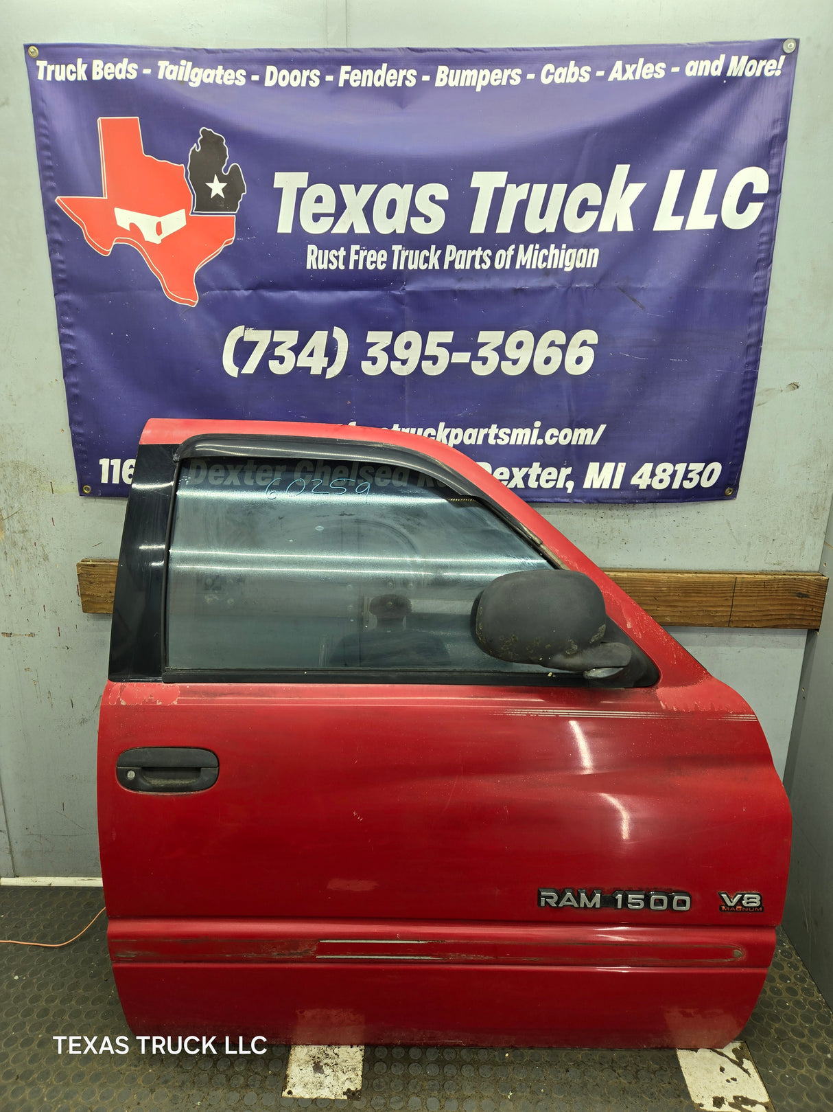 1994-2002 Dodge Ram 2nd Gen Quad Cab 4 Door Square Corner RH Passenger Door