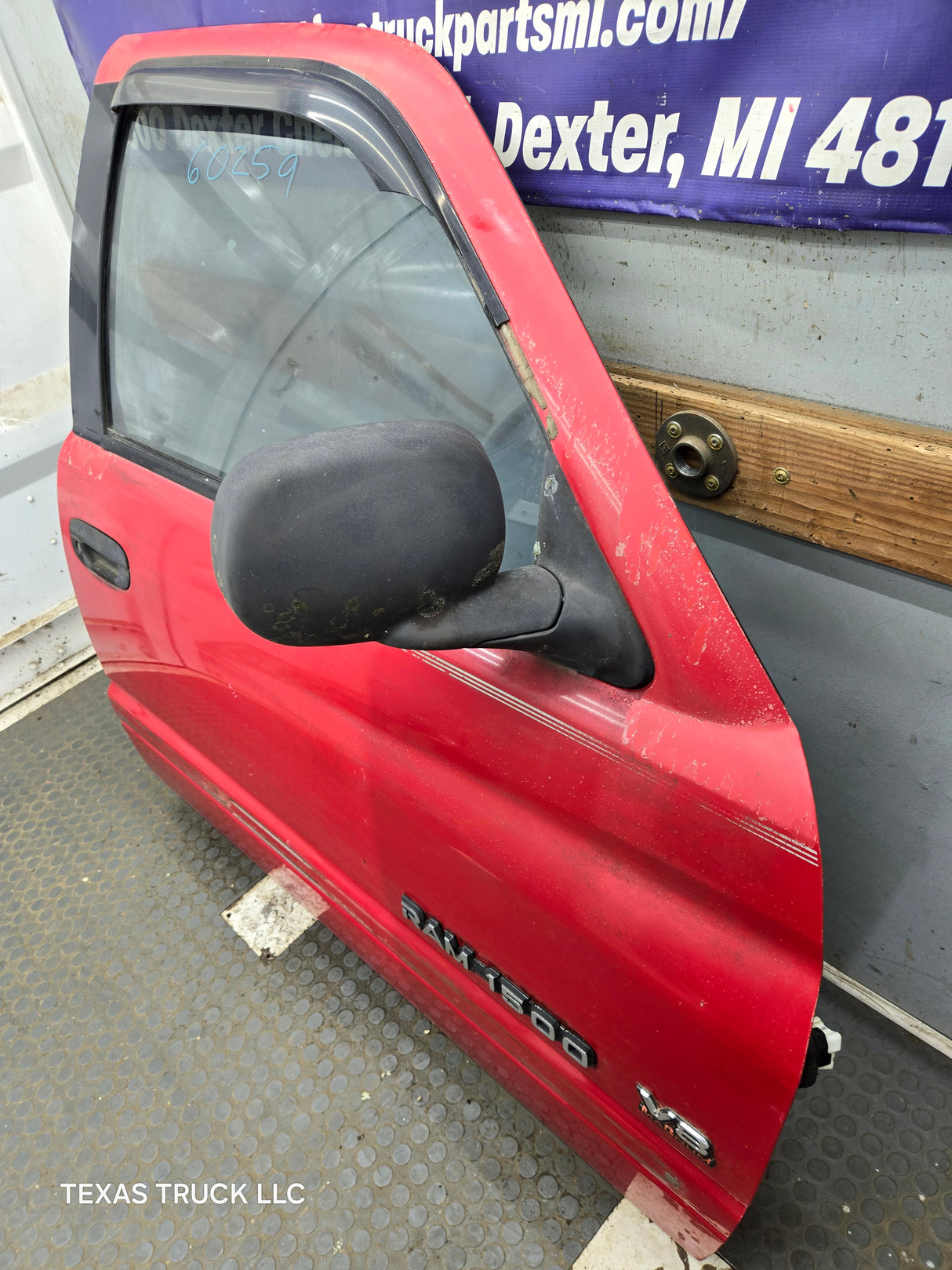 1994-2002 Dodge Ram 2nd Gen Quad Cab 4 Door Square Corner RH Passenger Door