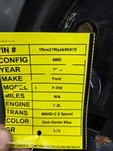 1999-2011 Ford Super Duty LH Driver Side Front Door F250 F350 F450 F550