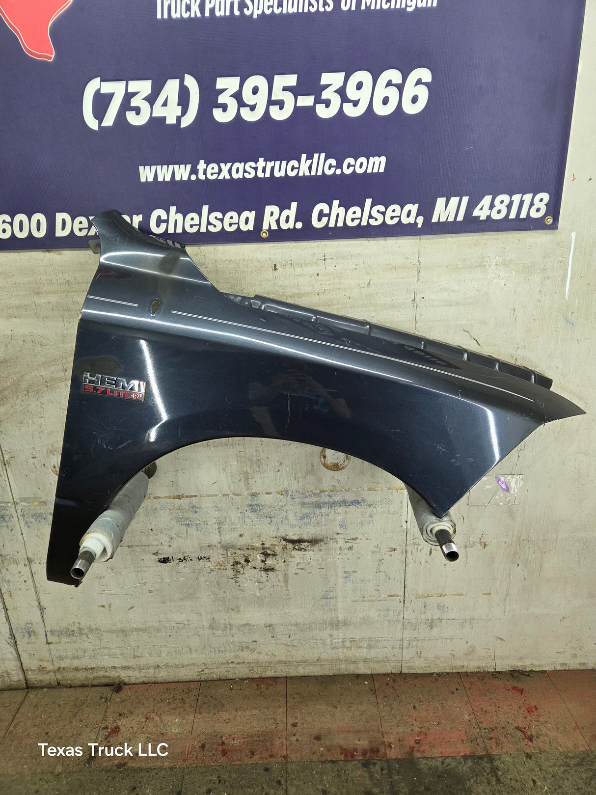 2009-2018 Dodge Ram 4th Gen RH Passenger Side Front Fender 1500 2500 3500