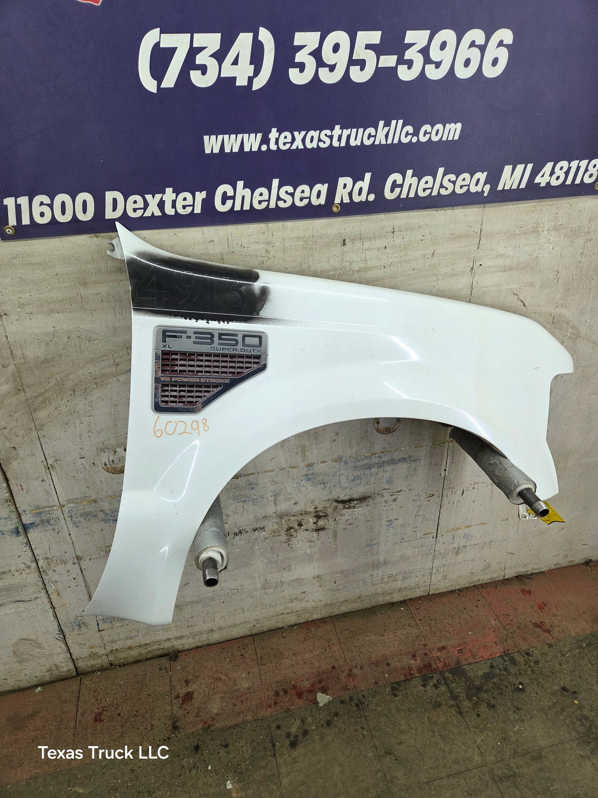 2008-2010 Ford Super Duty F250 F350 RH Passenger Side Fender