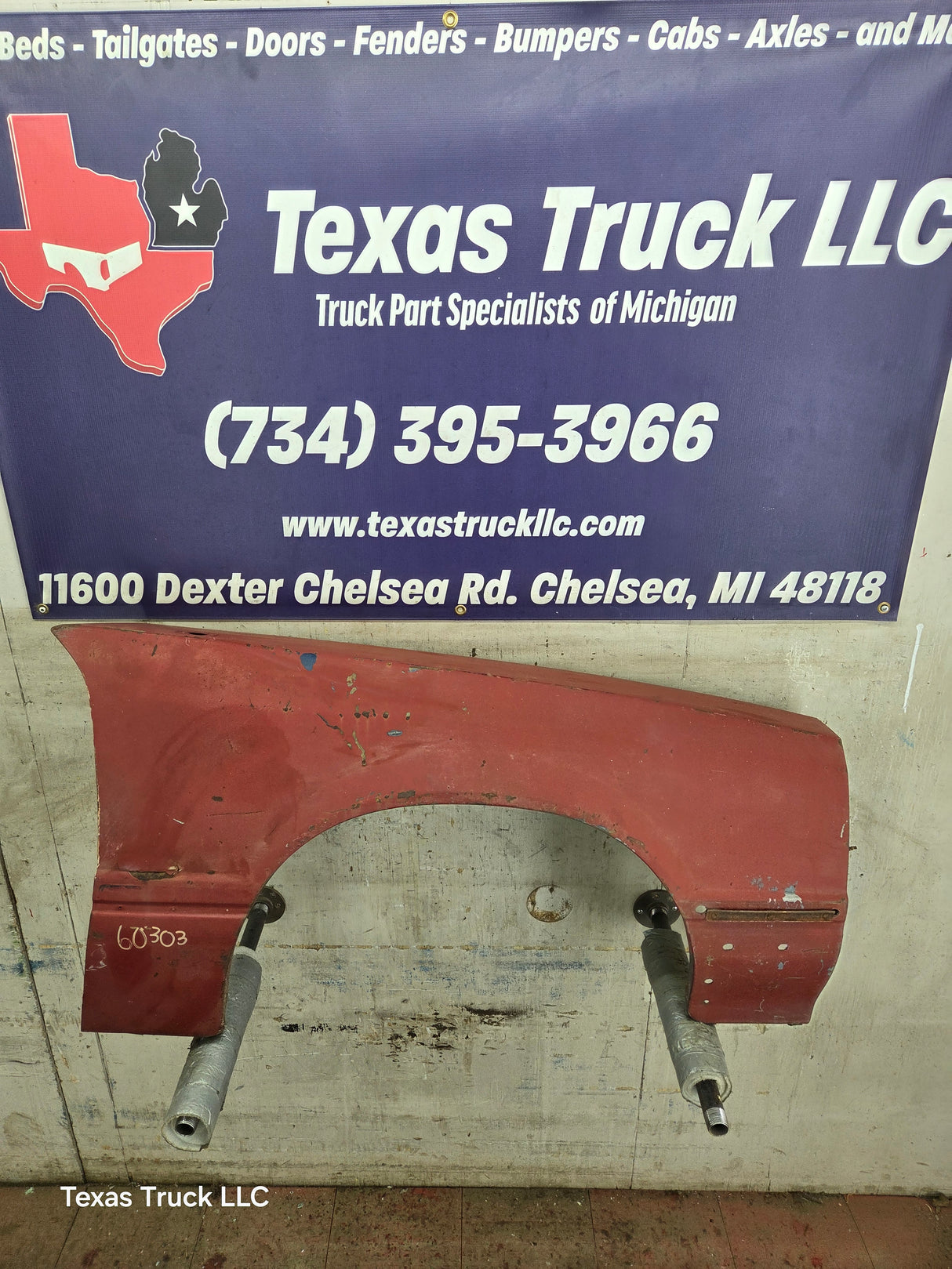 1964-1966 Ford Mustang Passenger Side RH Front Fender