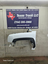 2003-2007 Chevrolet Silverado / Tahoe / Suburban 1500 2500 3500 HD LH Driver Side "Cateye" Front Fender - Summit White