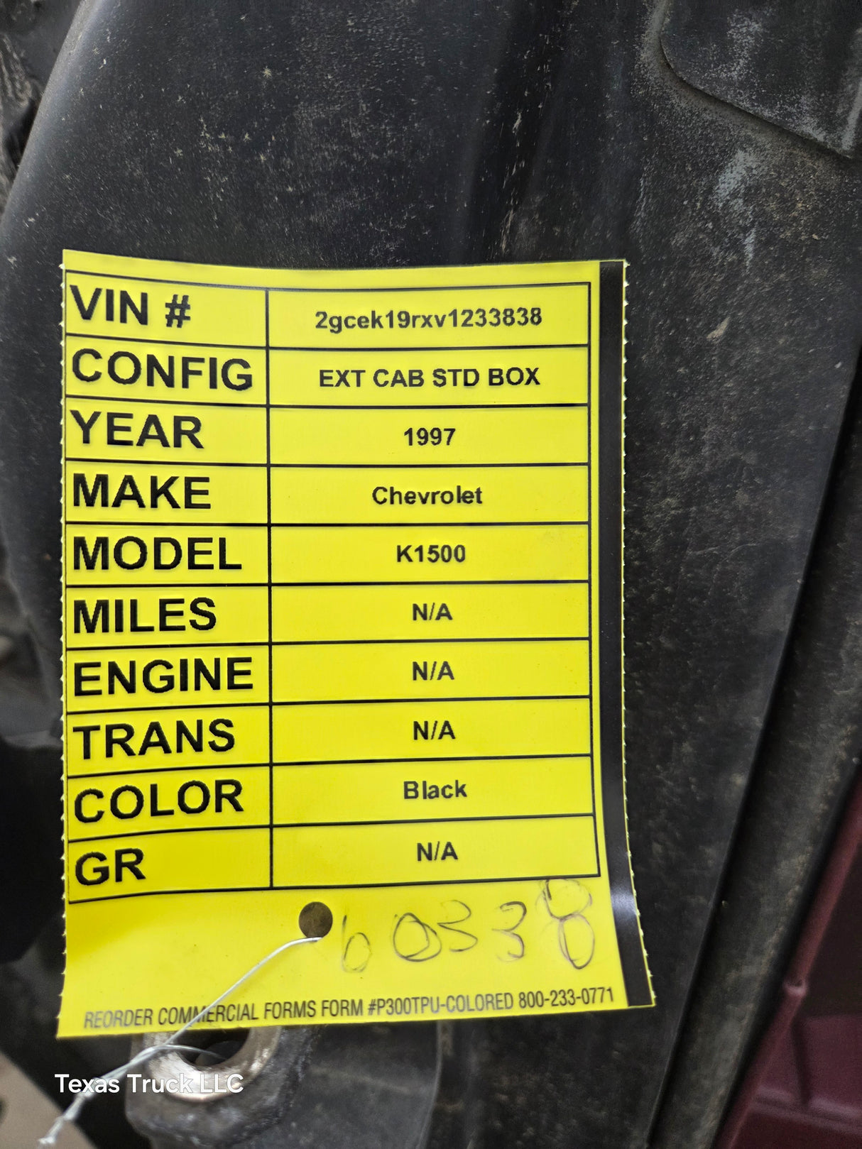 1988-2000 Chevrolet Silverado GMC Sierra Extended Cab