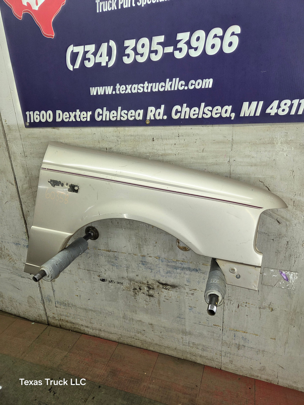 1993-1997 Ford Ranger Passenger Side Front Fender RH