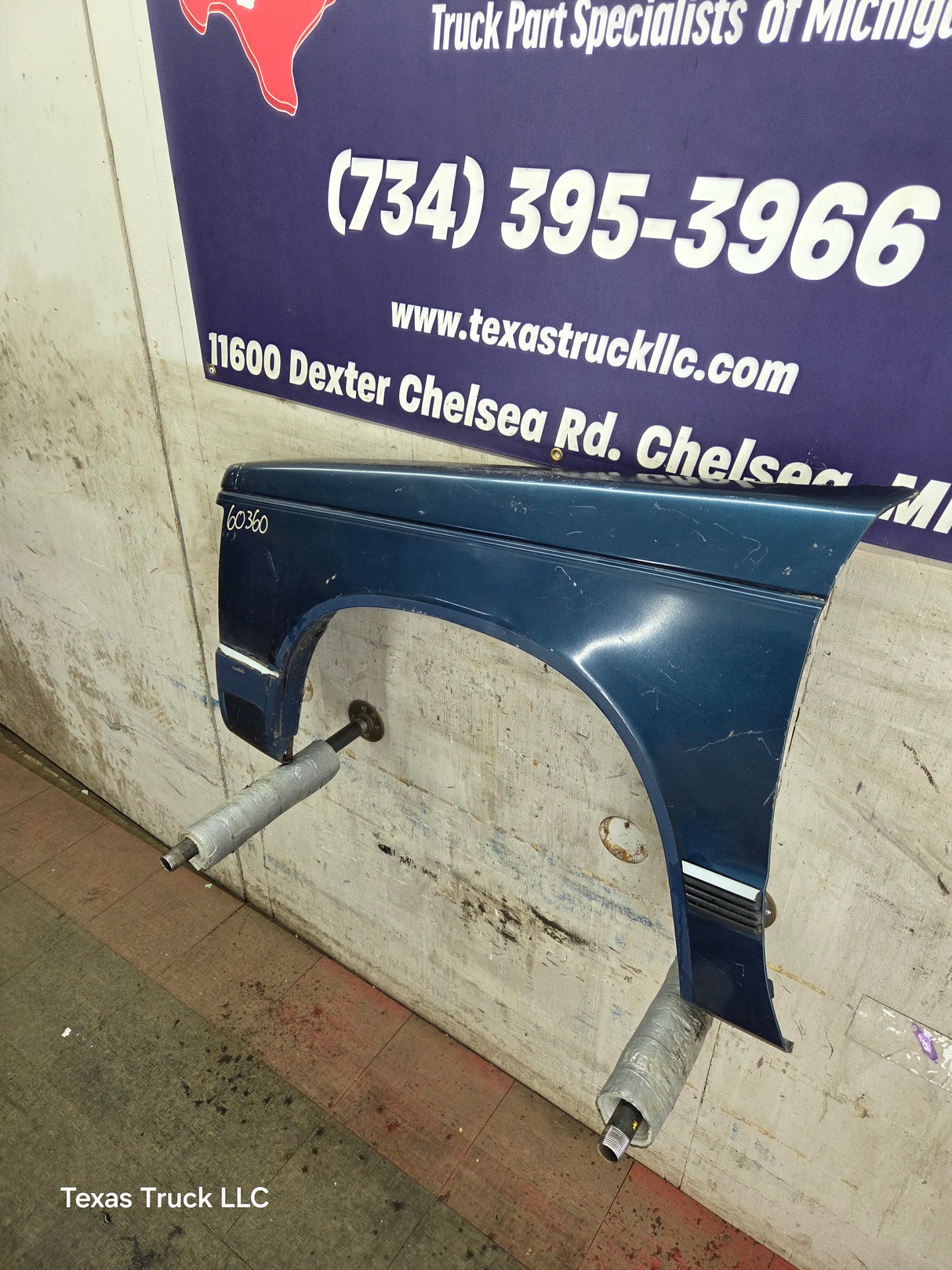 1982-1993 Chevrolet / GMC S10 S15 Left Hand Driver Side Front Fender