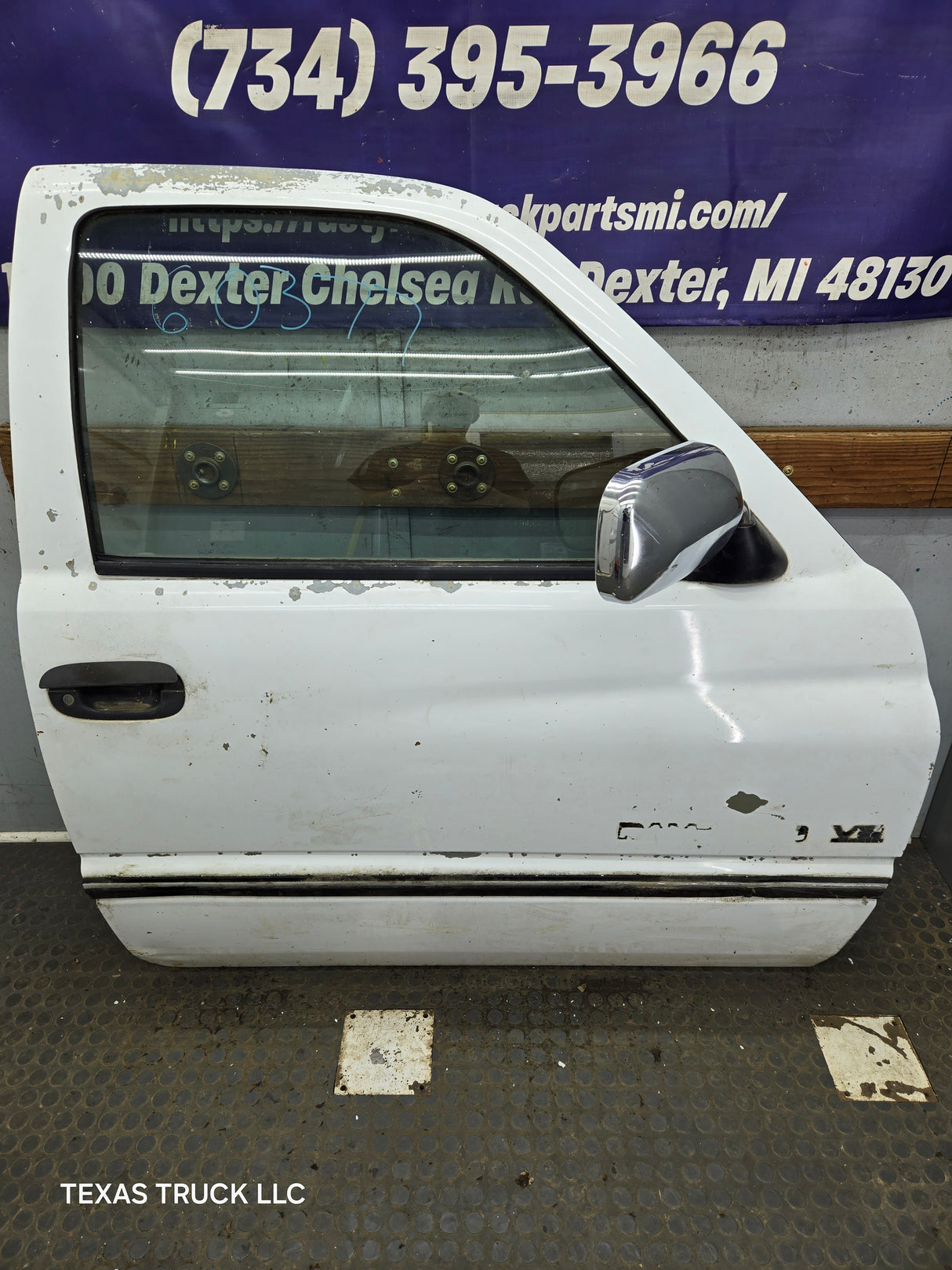 1994-2002 Dodge Ram 2nd Gen RH Passenger Side Front Door Regular Cab / 2 Door Ext Cab 1500 2500 3500 ROUND CORNER