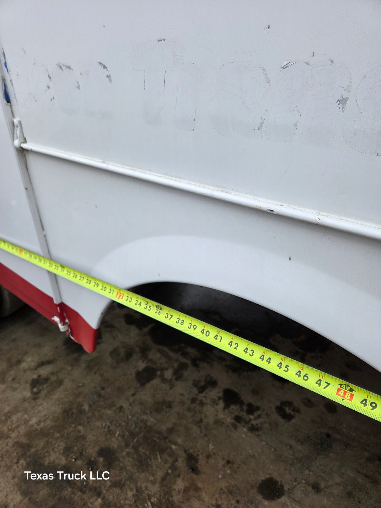 8' Steel Utility Service Body Truck Single Rear Wheel Utility Bed Universal