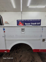 8' Steel Utility Service Body Truck Single Rear Wheel Utility Bed Universal