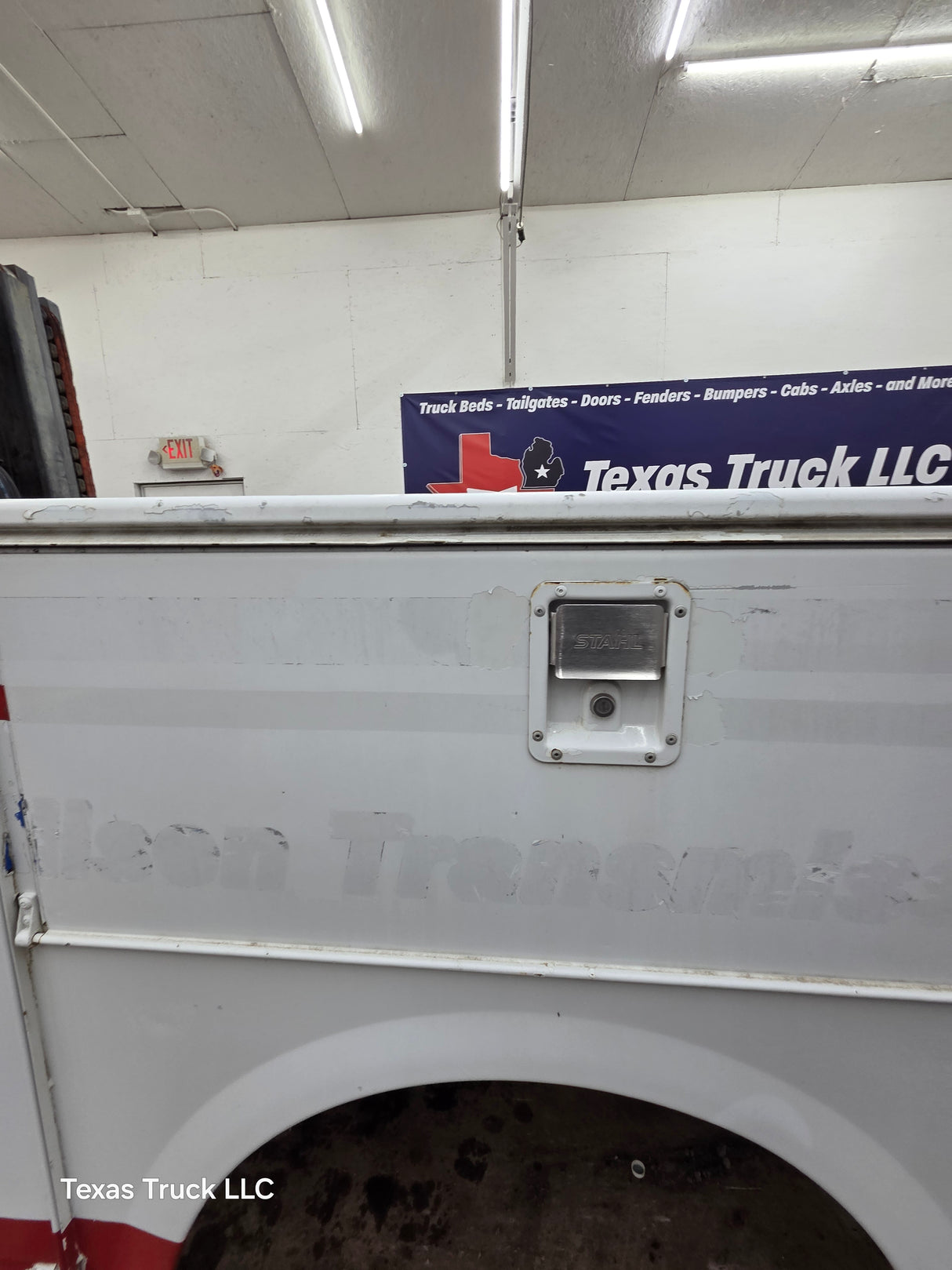 8' Steel Utility Service Body Truck Single Rear Wheel Utility Bed Universal