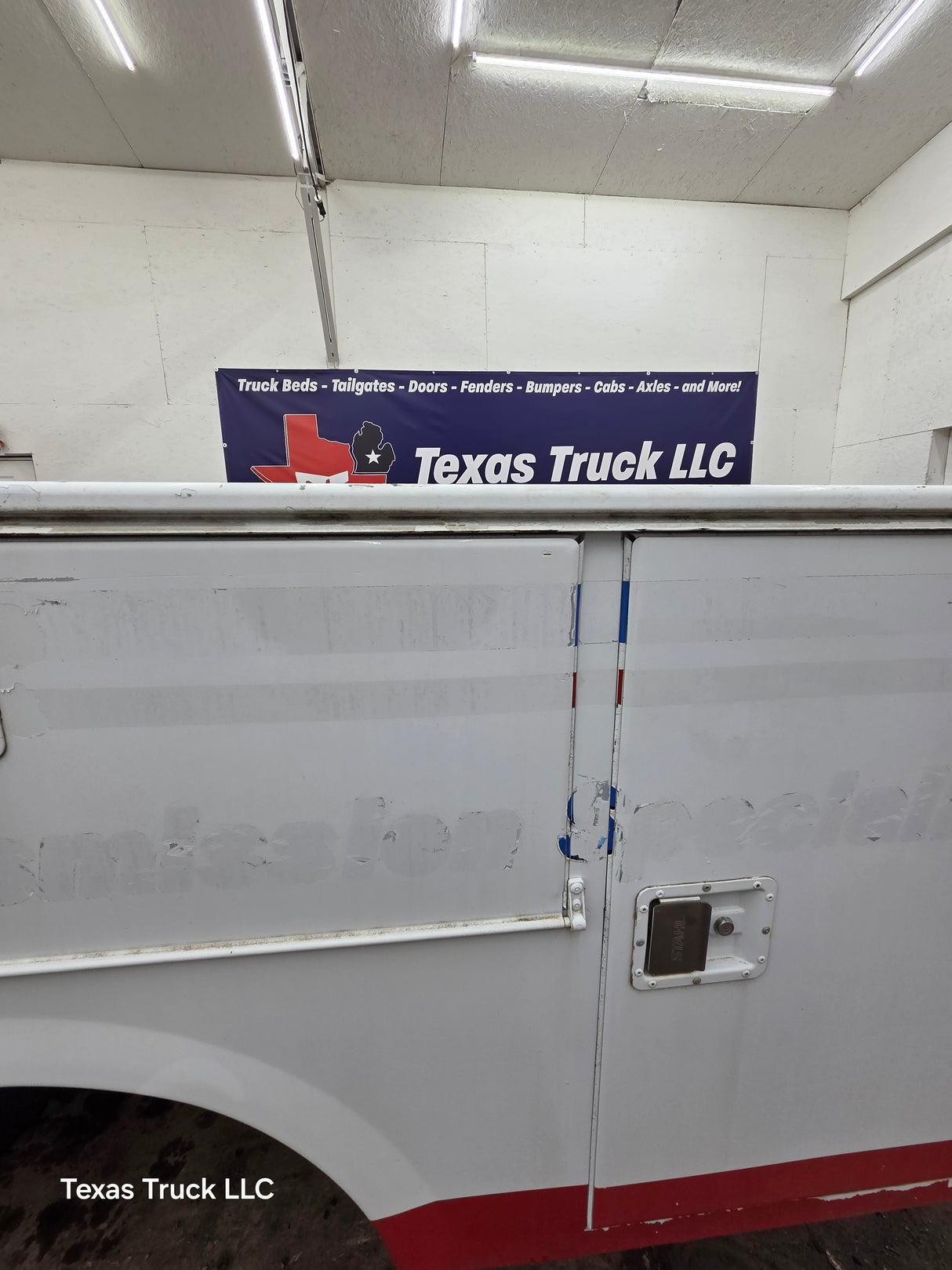 8' Steel Utility Service Body Truck Single Rear Wheel Utility Bed Universal