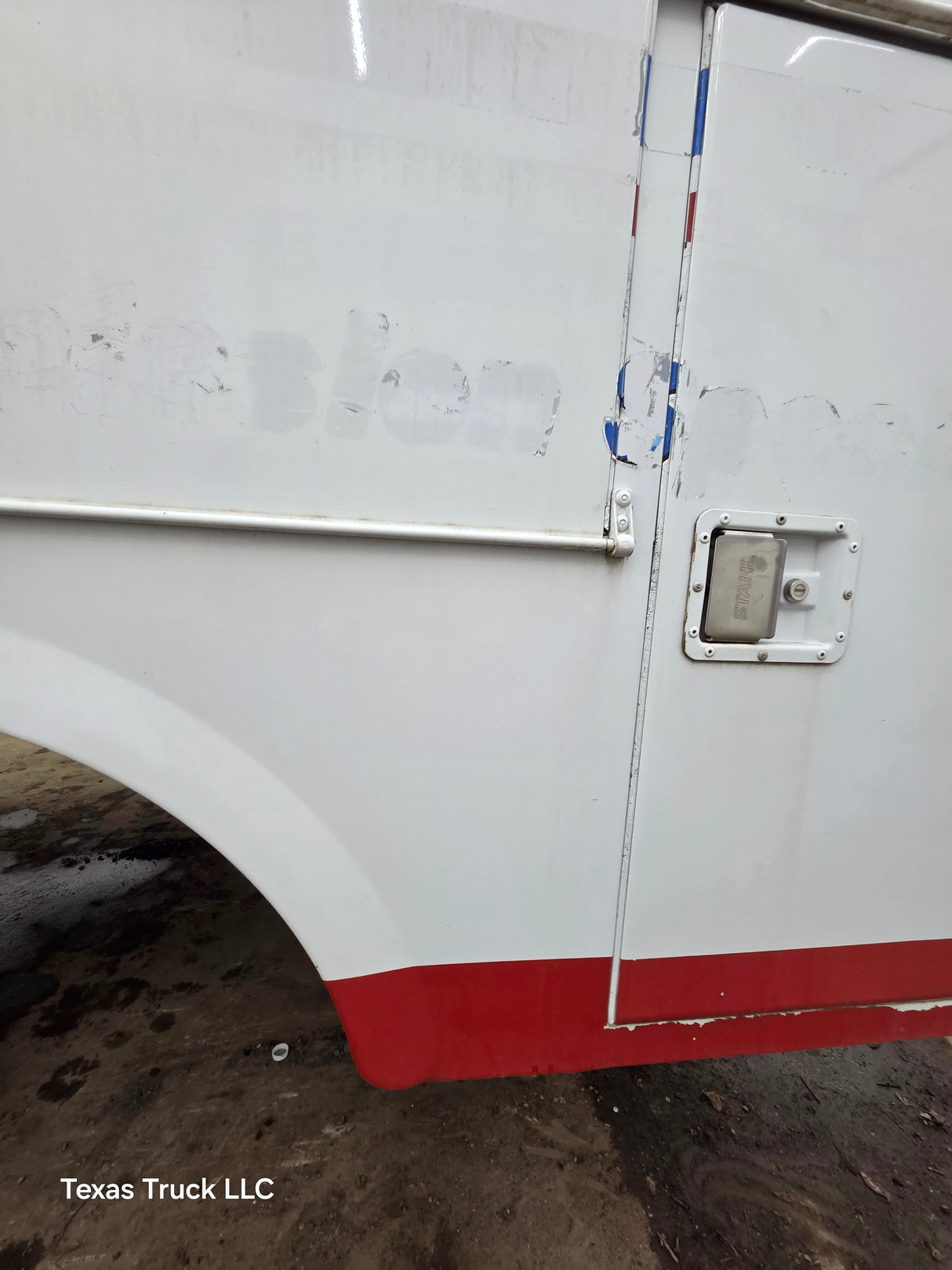 8' Steel Utility Service Body Truck Single Rear Wheel Utility Bed Universal