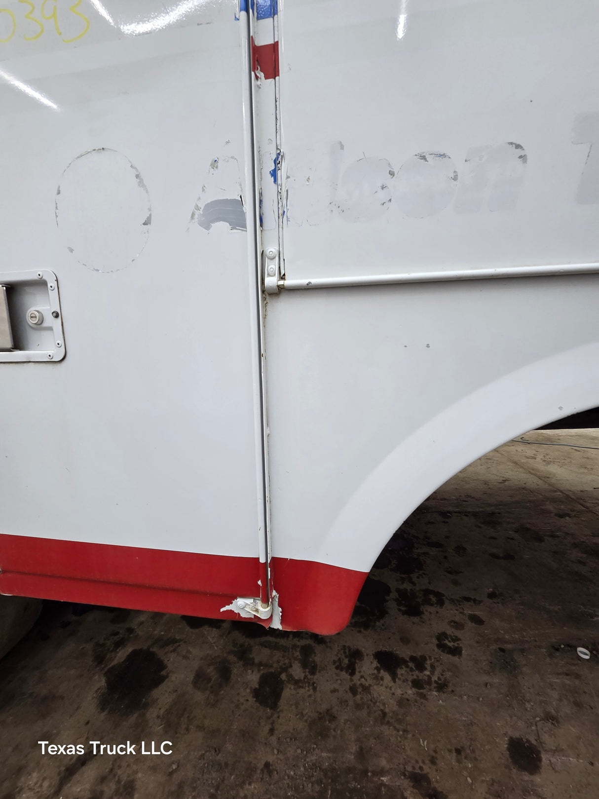 8' Steel Utility Service Body Truck Single Rear Wheel Utility Bed Universal