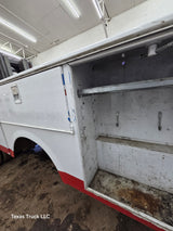 8' Steel Utility Service Body Truck Single Rear Wheel Utility Bed Universal