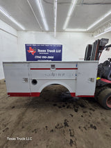 8' Steel Utility Service Body Truck Single Rear Wheel Utility Bed Universal