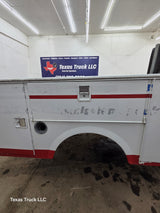 8' Steel Utility Service Body Truck Single Rear Wheel Utility Bed Universal