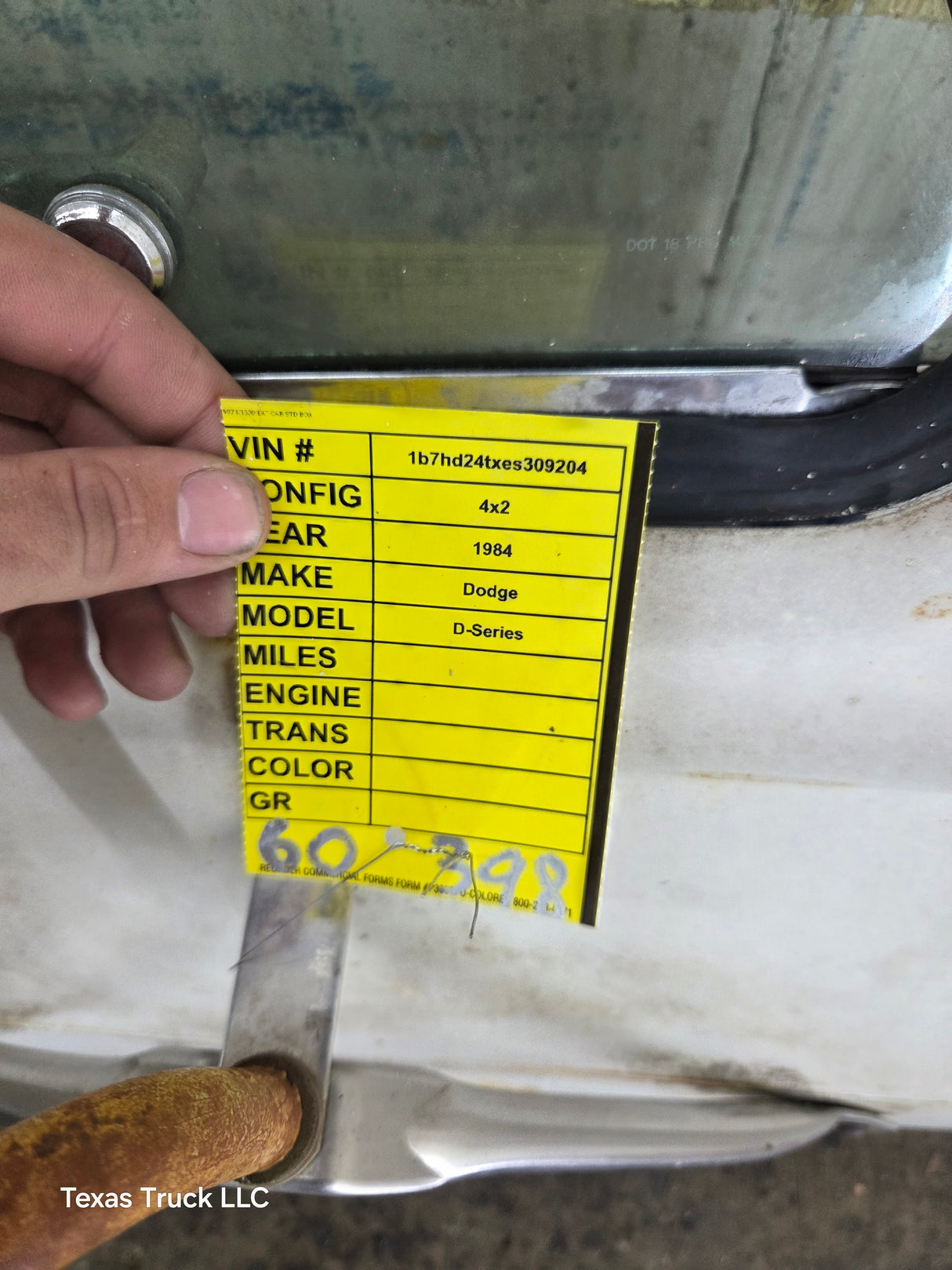 1981-1984 Dodge Ram First Gen RH Passenger Side Front Door