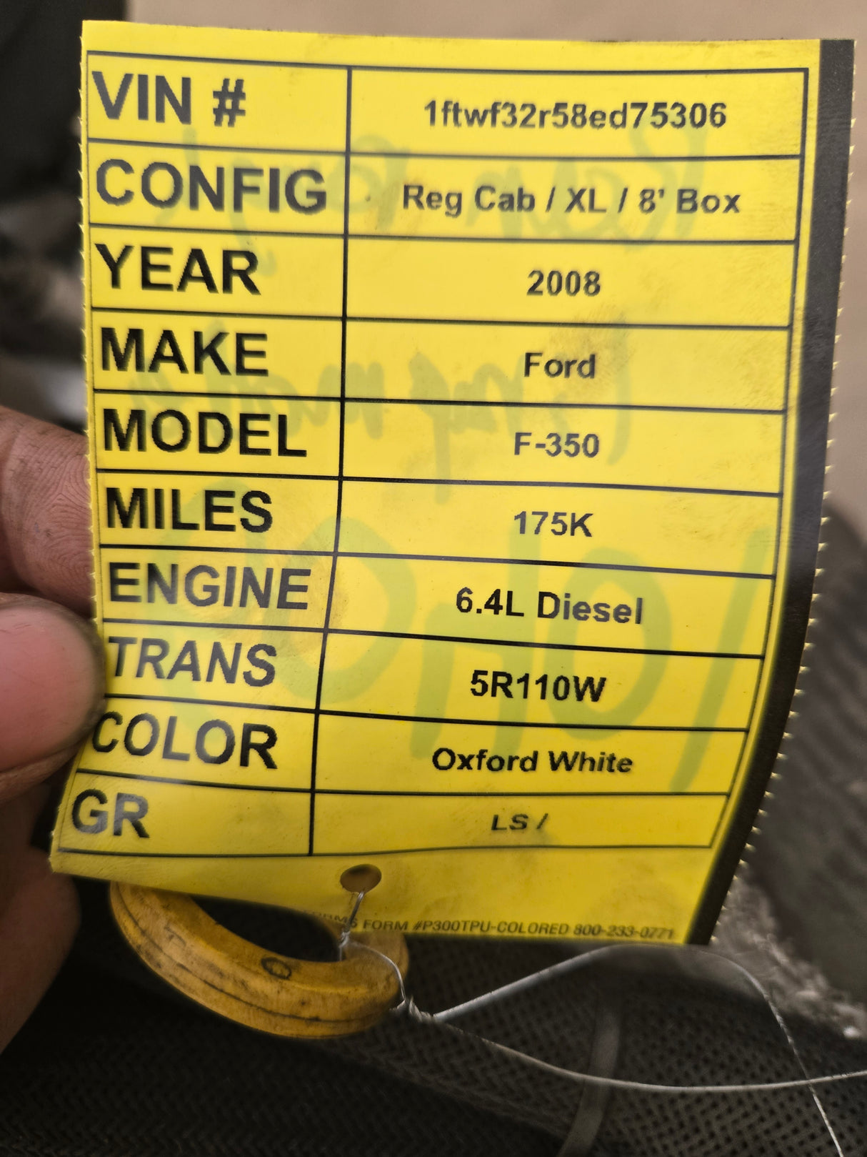 2008-2010 6.4 L Power Stroke Diesel CORE Engine Ford Super Duty