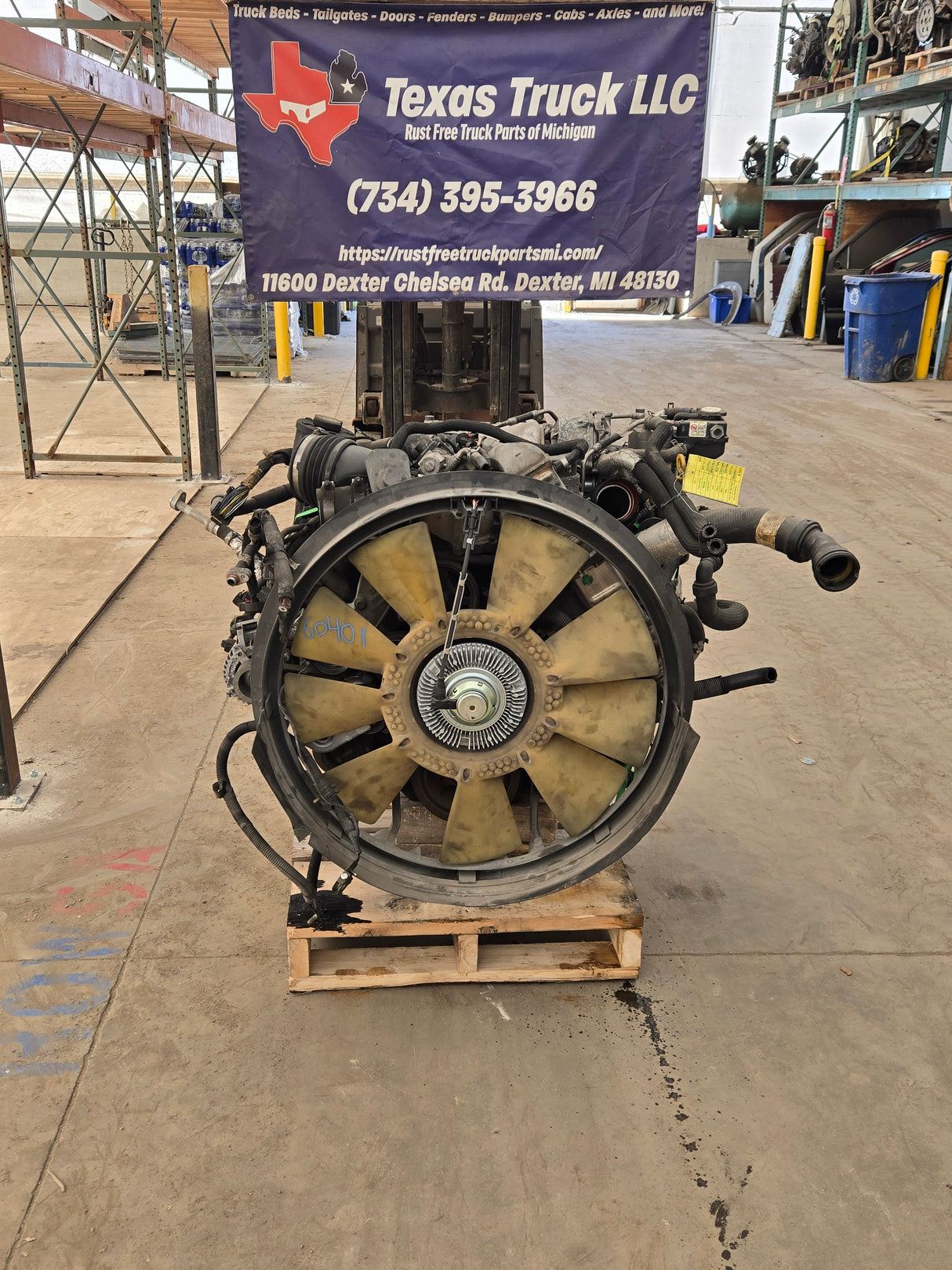 2008-2010 6.4 L Power Stroke Diesel CORE Engine Ford Super Duty