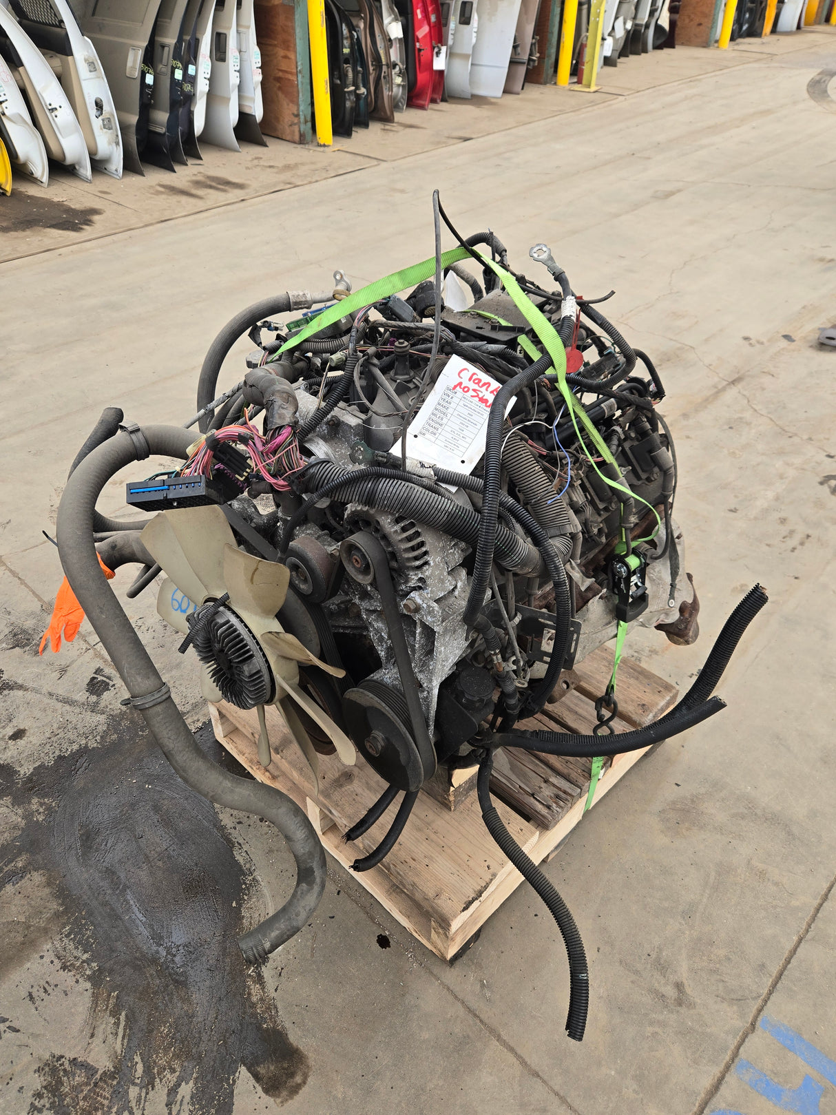 2005 Chevrolet GMC 2500 3500HD 6.0L Engine LS Vortec Gas Engine Crank NO Start CORE