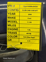 2004-2008 Ford F150 Rear Passenger Crew Cab Door