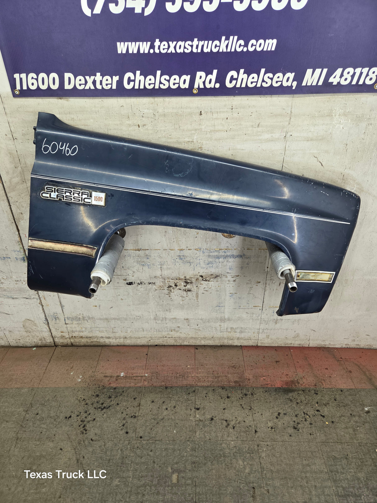 1981-1991 Chevrolet Silverado / GMC Sierra Square body PASSENGER FENDER C10 C20 C30 Suburban K5 K10 K20 Blazer