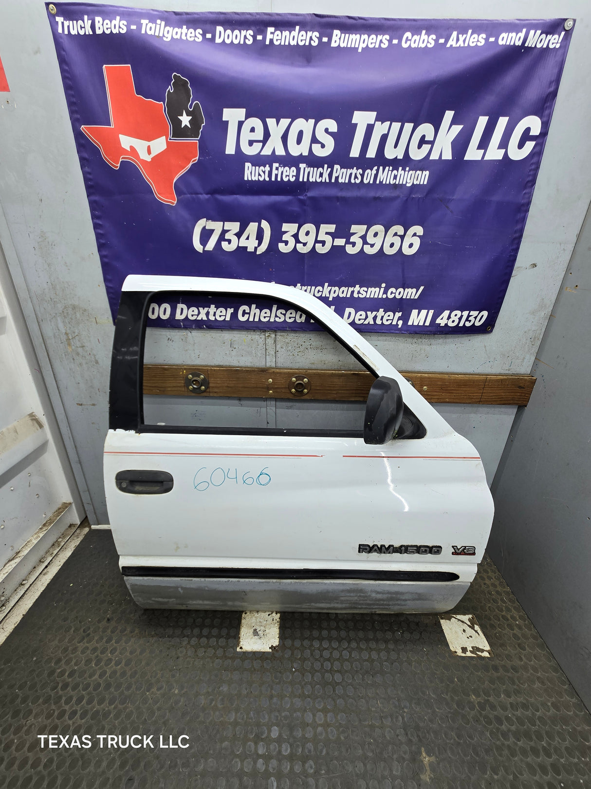 1994-2002 Dodge Ram 2nd Gen Quad Cab 4 Door Square Corner RH Passenger Side Door